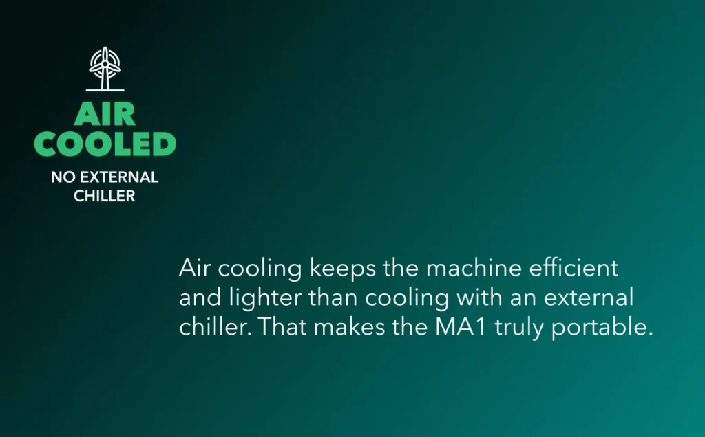 Air cooled
