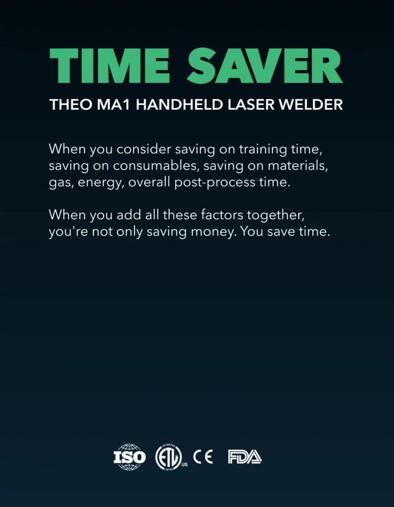 Time saver — THEO MA1 handheld laser welder